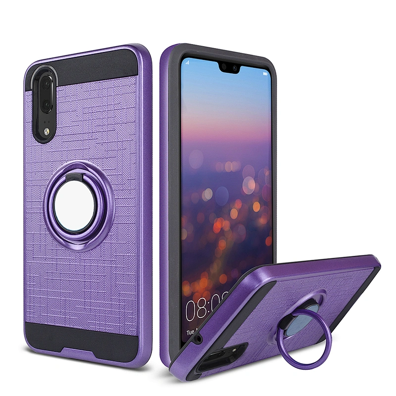 360 magnetic ring holder phone case for Huawei mate 30 Carbon Fiber phone cover for Huawei