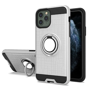 Hybrid 2 In 1 Phone Accessories Ring Holder Kickstand Mobile Cover Case for iPhone 11 Pro Max