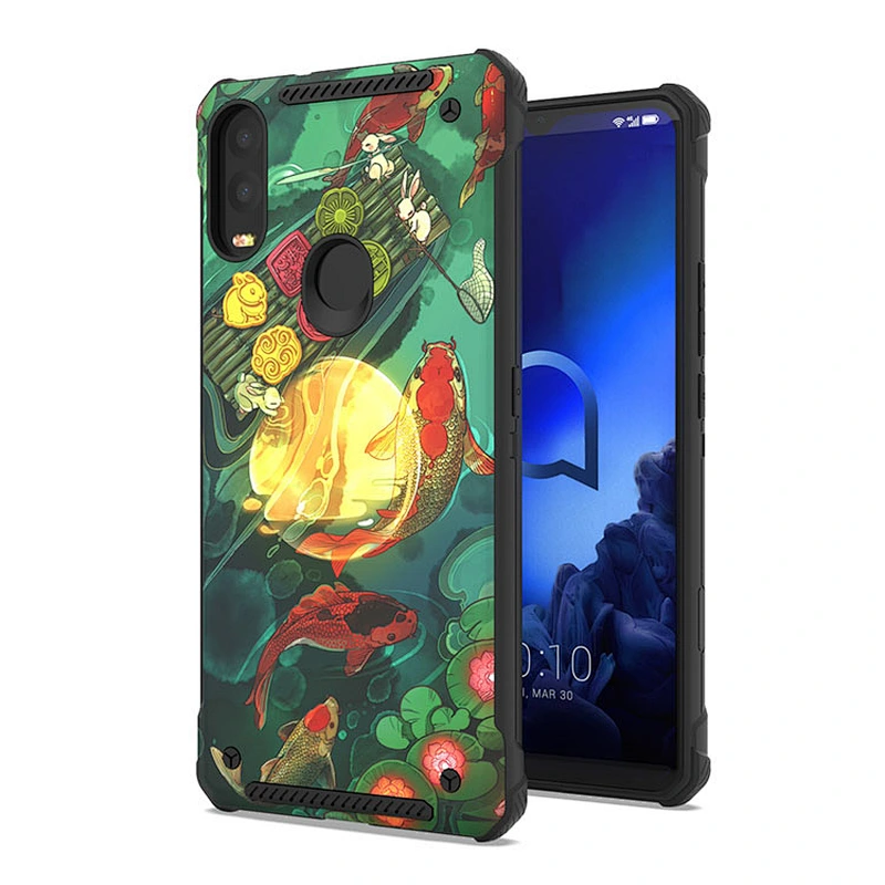 New Arrival Phone Accessories for Alcatel 3V Armor Mobile Back Shell with custom Printing for Alcatel 5099A