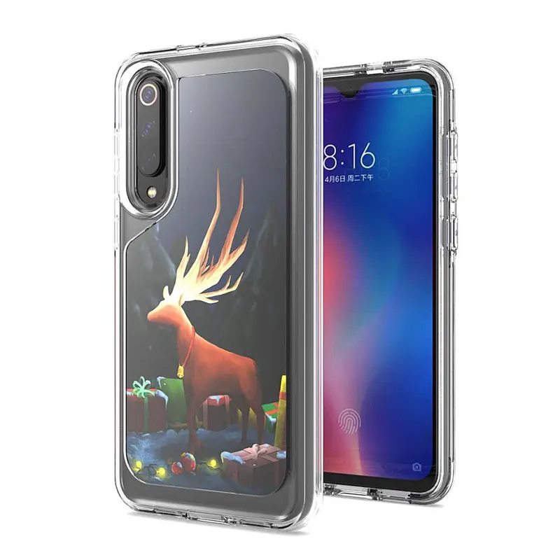 New Arrivals IMD Clear Phone Case for XIAOMI 9,Luxury printed cell phone case for MI 9