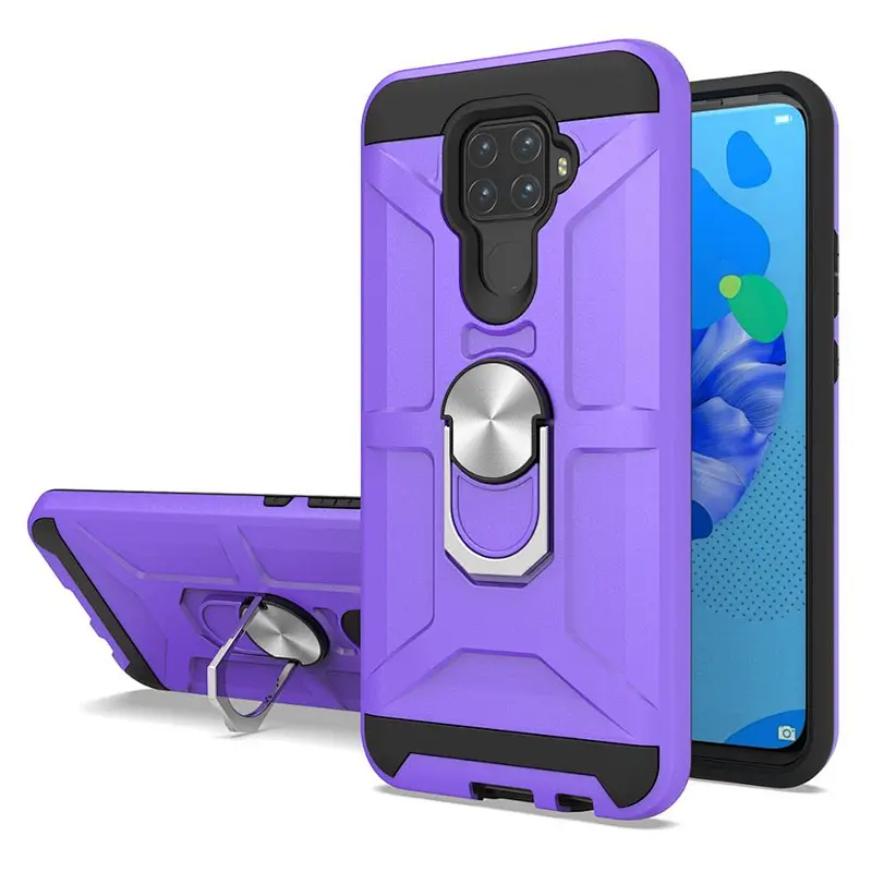 New style for Huawei Nova 5i Pro back covers combo mobile housing with ring kickstand for Huawei Mate 30 Lite