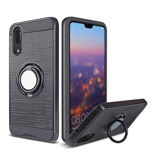 360 magnetic ring holder phone case for Huawei mate 30 Carbon Fiber phone cover for Huawei