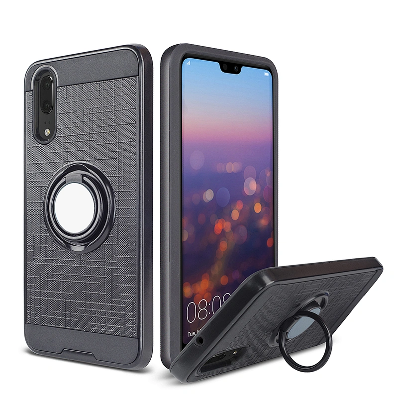 360 magnetic ring holder phone case for Huawei mate 30 Carbon Fiber phone cover for Huawei