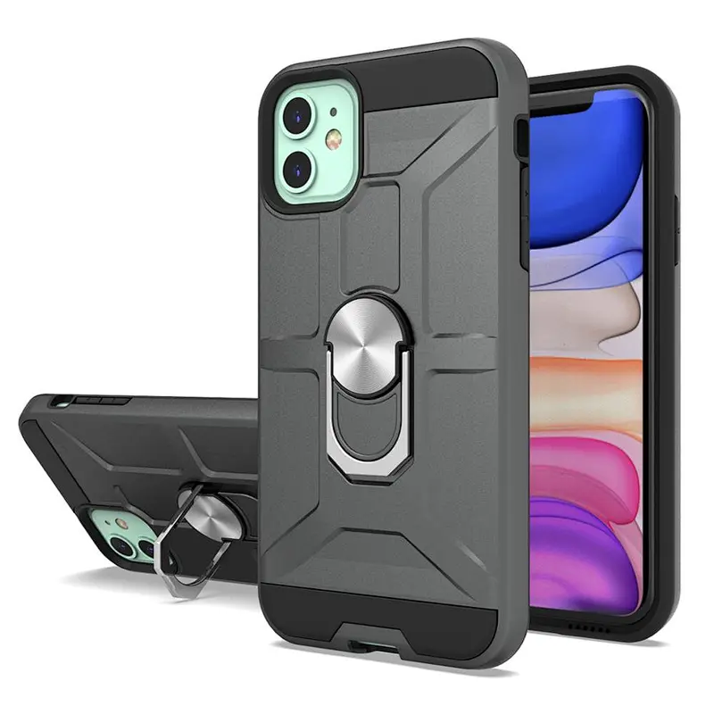 Ring monbile case Magnetic kickstand tpu cell phone case for iphone 11