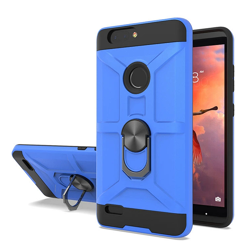 Wholesale anti-shok finger ring holder cell phone cases for ZTE Z982 cover