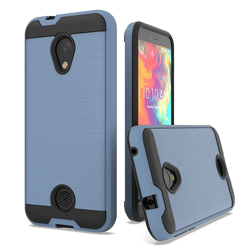 Wholesales brushed metal tpu pc phone case For Coolpad Revvl Plus ILLUMINA 3310 Legacy S