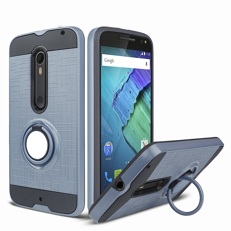 Luxury shockproof phone cover for one zoom,with ring cell Phone Case for MOTO ONE ZOOM