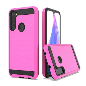 Best Selling Anti Slip Brushed Metal Surface mobile phone case For Mi Redmi Note 8 Pro Note 9