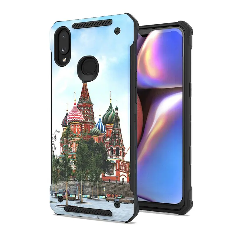 Hot selling ultra thin custom high relief  PC TPU printing case for Samsung A10S A20S A40S A50S