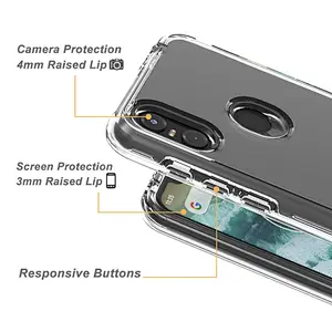 Clear phone case for IPhone X transparent 2 in 1 phone case for IPhone XS MAX