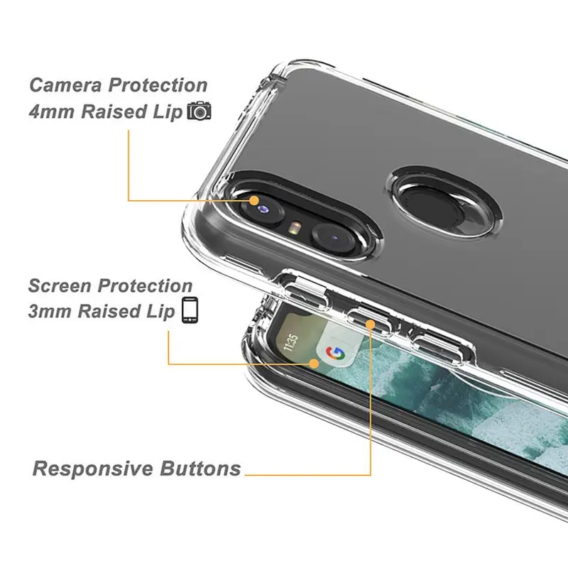 Clear phone case for IPhone X transparent 2 in 1 phone case for IPhone XS MAX