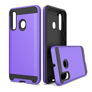 Fashionable TPU PC Cell Phone Cover with Brushed Metal Printing for Samsung Galaxy A60 M40