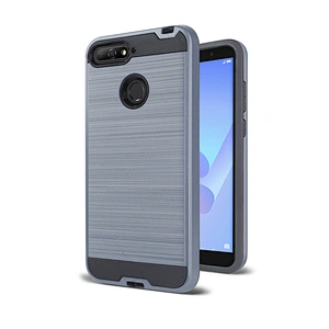 2020 No-slip Brushed Metal mobile phone cover For Huawei P40 Lite Y6P Y7P Y5P 2020