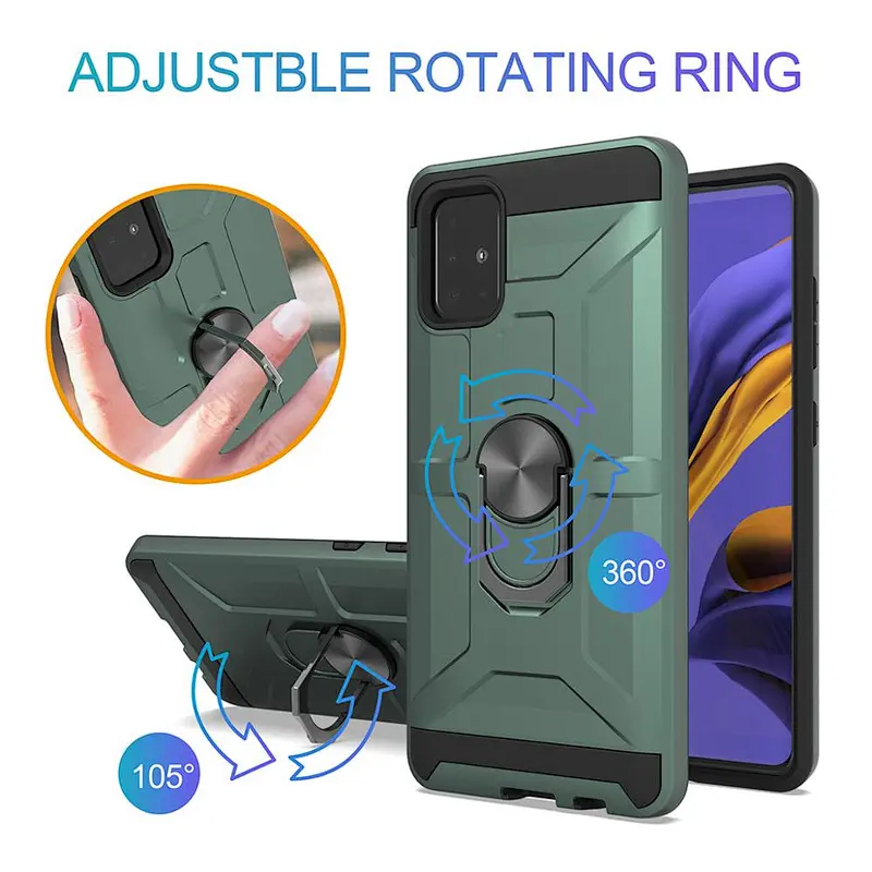 Stylish design matte rugged PC mobile phone case for SAMSUNG A11 A80 A40 S20 PlUS
