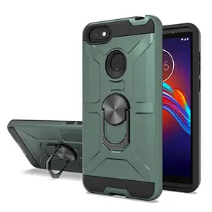 custom skins for E6 play, wholesale phone case with ring phone cover for MOTO E6 play