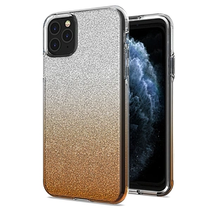 Ladies 3 in 1 Combo Gradient Glitter Shiny blinged out phone case For Mi Redmi 7A Note 8 Pro 9S