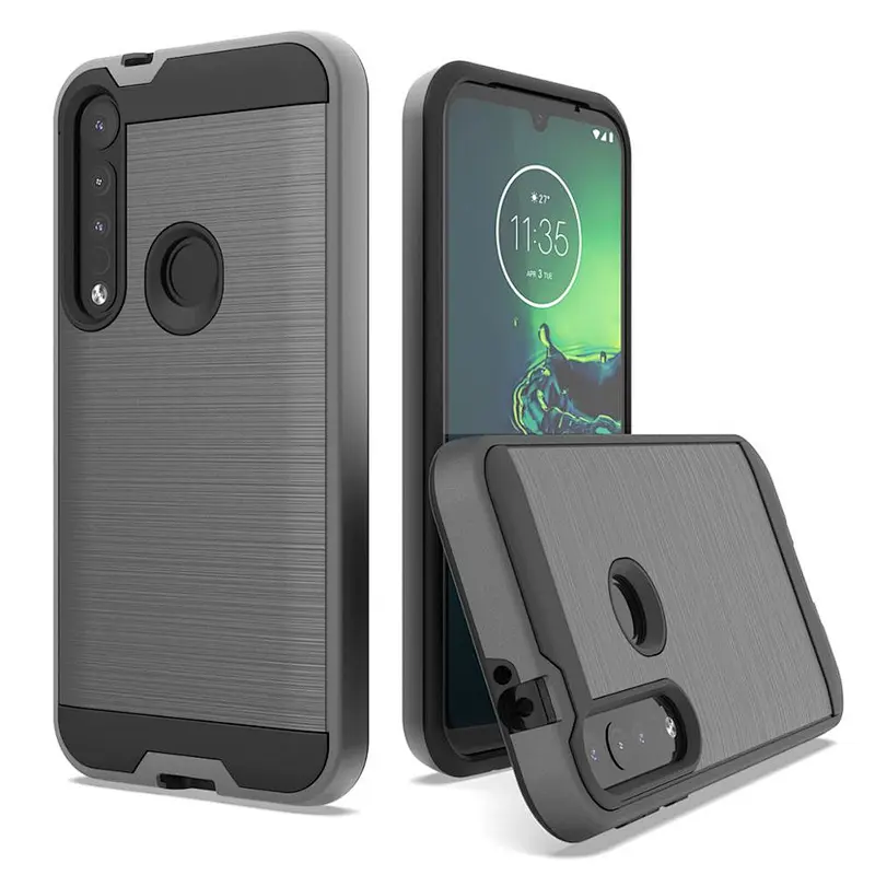 best seller factory phone case Defender Case pc tpu phone cover for moto g8 plus