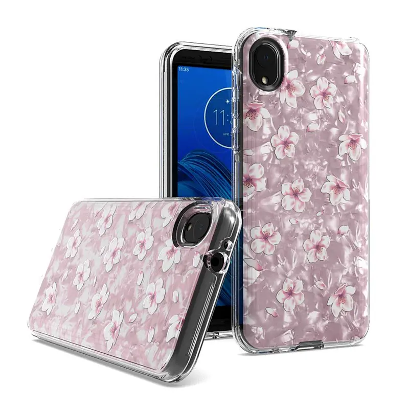 nice design shell paper phone case for Moto E6 fashion new style custom phone cover