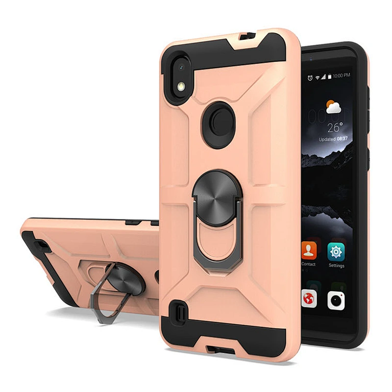 China supplier wholesale phone accessories case with ring back cover for ZTE A530