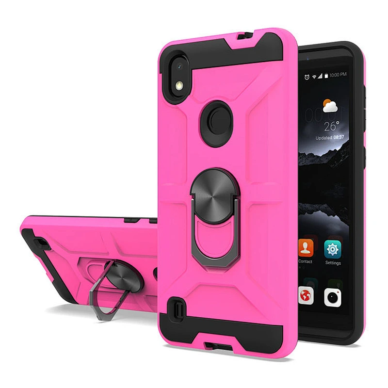 China supplier wholesale phone accessories case with ring back cover for ZTE A530