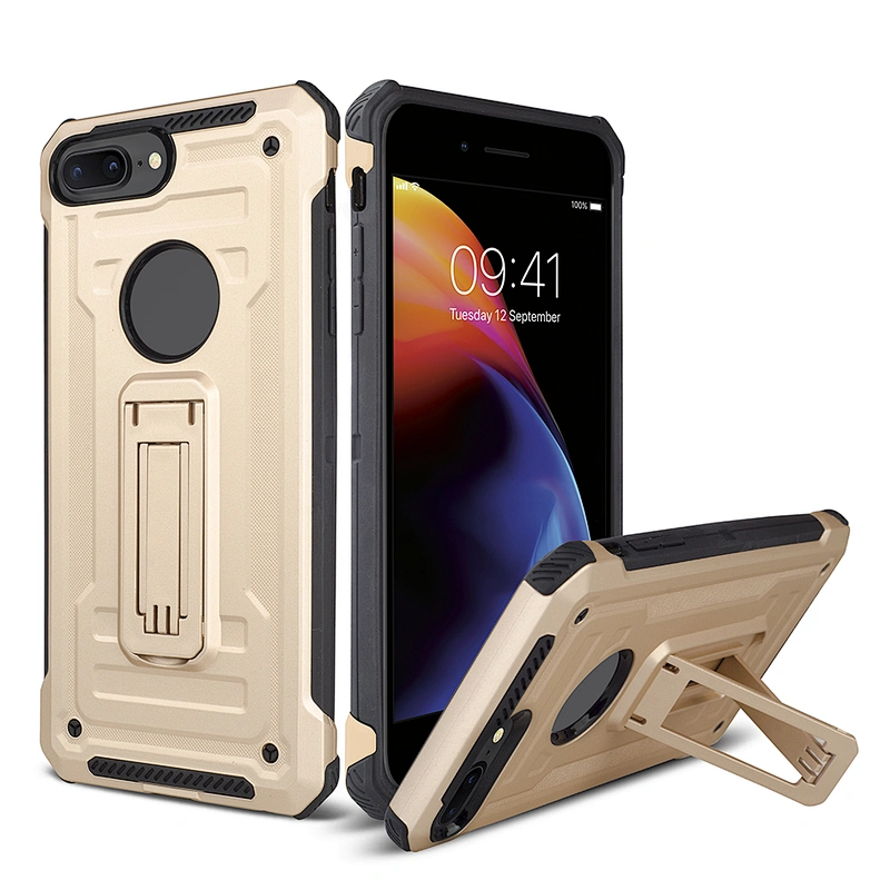 Metal armor kickstand for iphone cover Hybrid Cell Phone Case for iphone XR