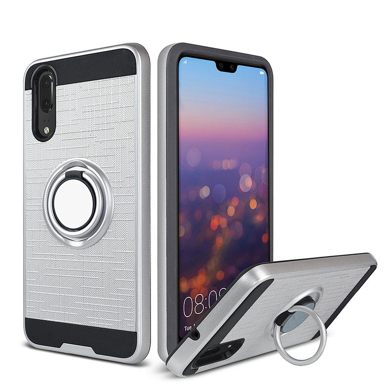 360 magnetic ring holder phone case for Huawei mate 30 Carbon Fiber phone cover for Huawei