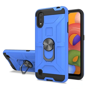 New model phone cases for Samsung shockproof mobile back covers with ring holder for Samsung A01