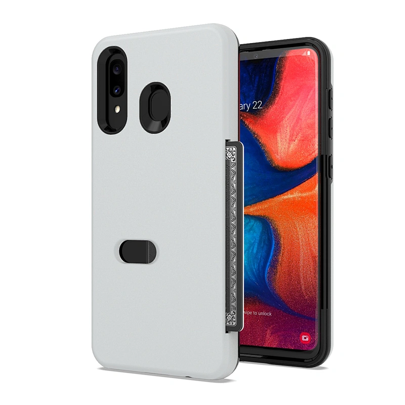 Fashionable tpu pc card slot custom mobile phone bags for Samsung A20 A30 A50 A30S A50S
