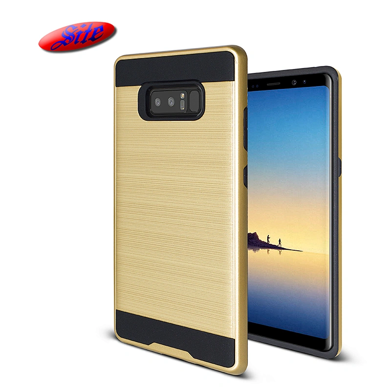 high quality hot wave cell phone back case for galaxy s8, pc tpu case phone cover for galaxy s8