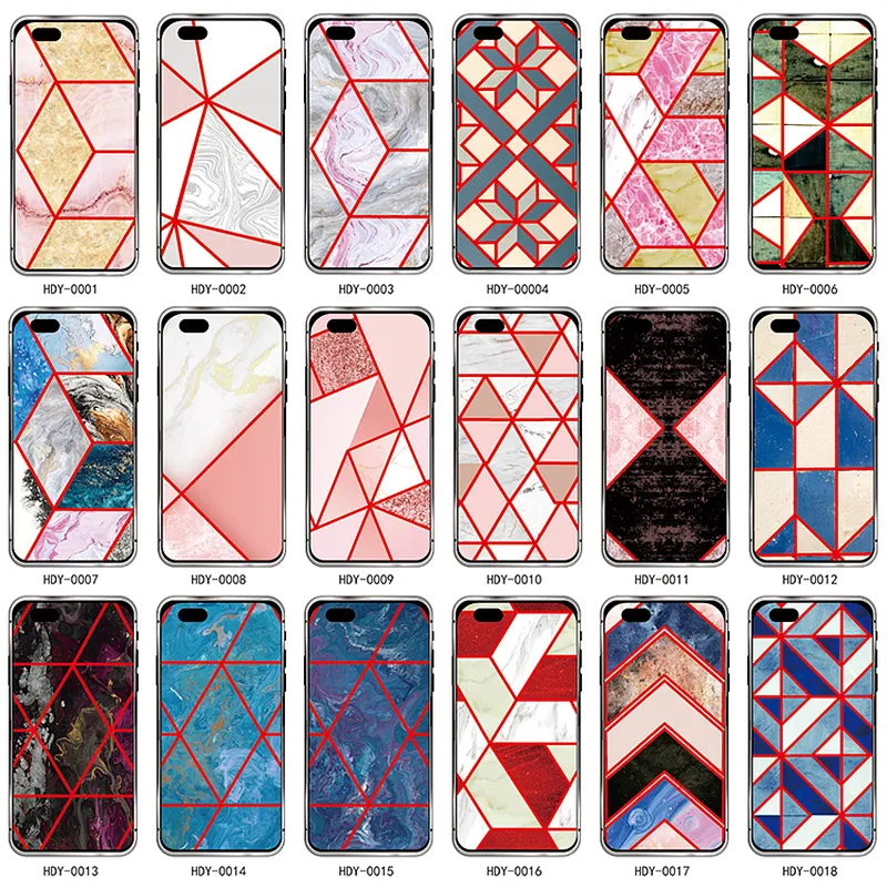 Customized Marble phone case IMD design For IPhone 7 8 Plus XS XR Xs Max 11 pro Max