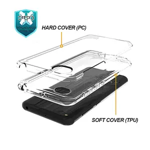 For Xiaomi Redmi Go transparent phone case PC TPU hard case for redmi go