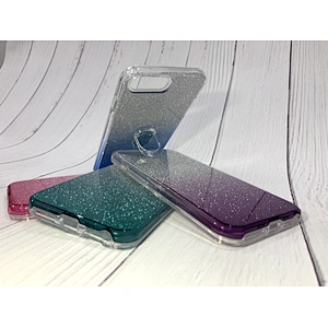 New Design Mini Ring Holder Glitter Paper Mobile Phone Shell for iPhone 11 Pro Max 6.5 inch