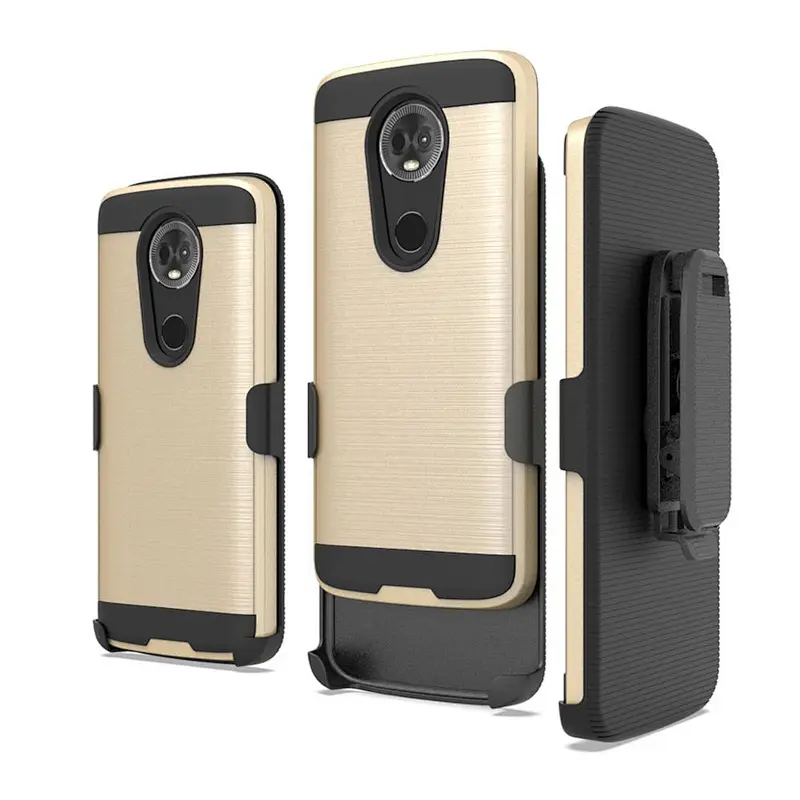 New arrivals phone case with belt clip holster phone cover for Motorola MOTO E5 Plus G7 Power G7 Supra X5