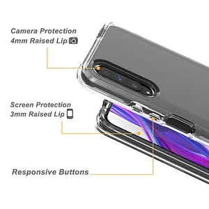 high clear phone case for Huawei honor 9X-Pro Y9S transparent pc tpu phone case