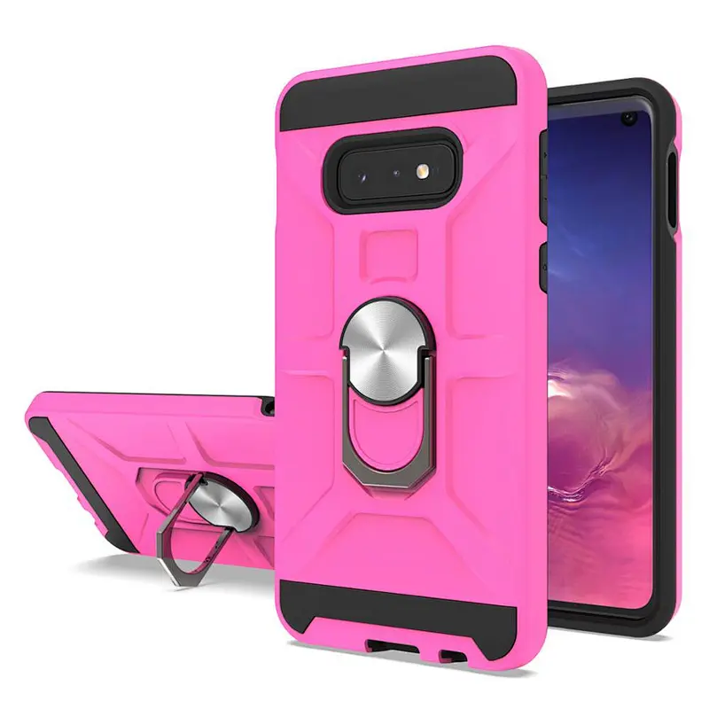 Best selling phone case for Samsung S10e shockproof mobile back cover with ring holder for Samsung S10 Lite