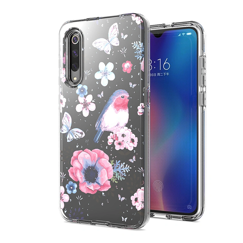 Shock proof High Clear Custom Transparent Private Picture Phone Cases For Mi Redmi Note 8 Pro 9S