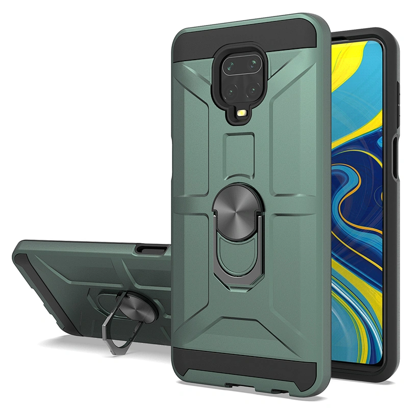 Anti Drop Custom Logo rotation Kickstand ring holder phone case For Mi Redmi 8A Pro Note 9S