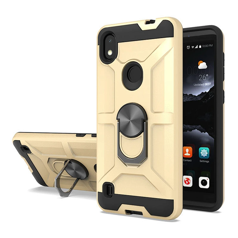China supplier wholesale phone accessories case with ring back cover for ZTE A530