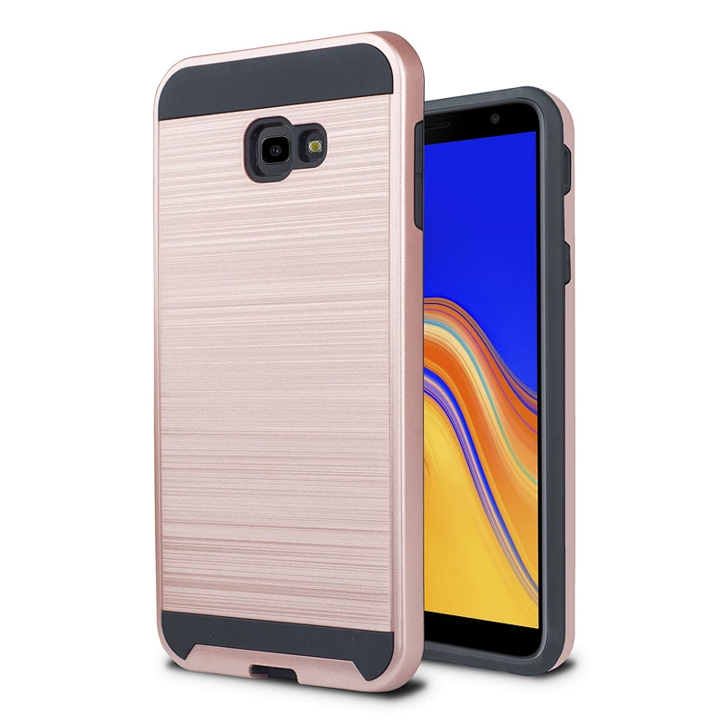 Drawing Brushed Protective Phone Case mobile accessories case para celular for Samsung J4 plus