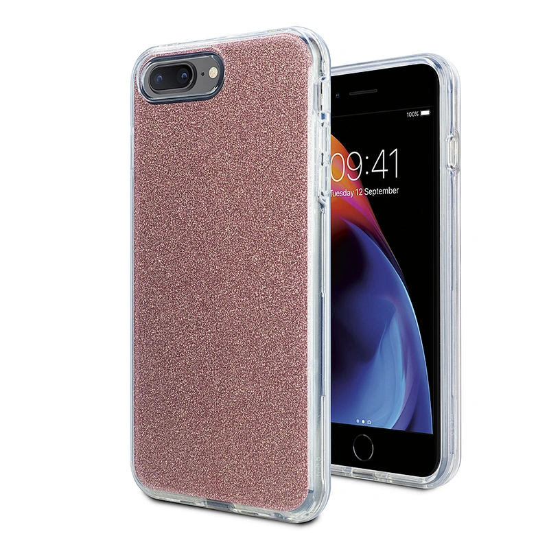 Transparent High clear shinny Glitter phone case for Apple IPhone  XR XS PRO MAX 7 8 plus 11