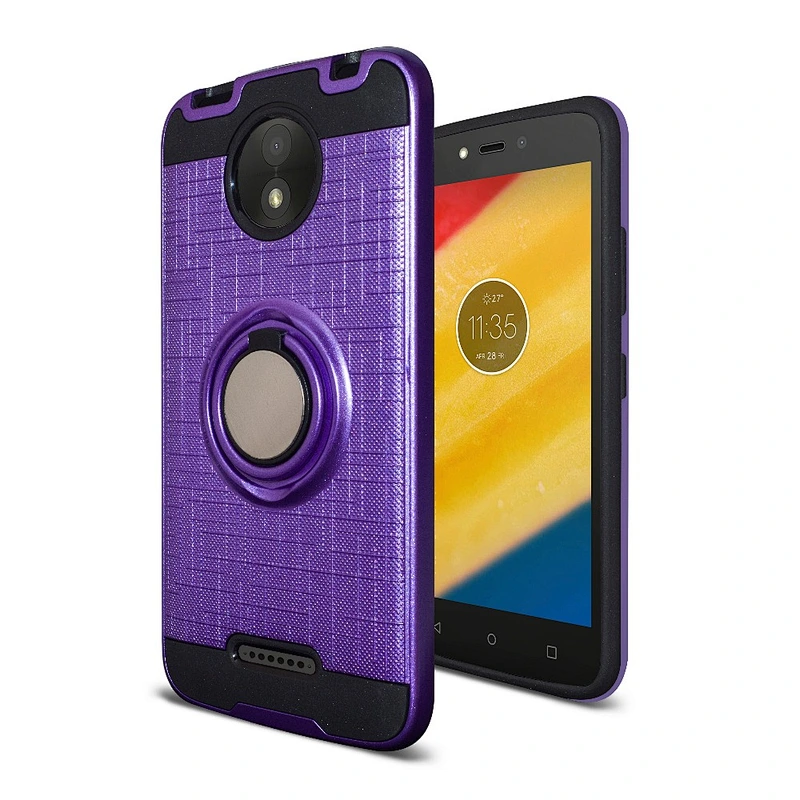 Hybrid Armor Case For Motorola Moto Z2 Play Brushed Dual Layer Protective Phone Cases