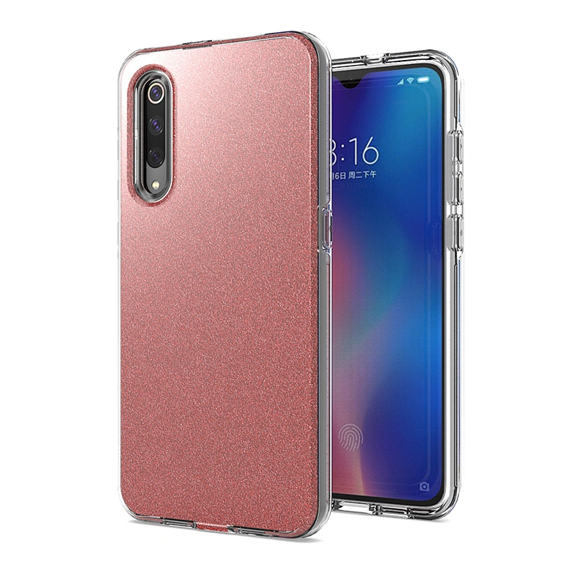 Beautiful Clear Bling Glitter Shiny mobile phone case cover For Mi Redmi Note 8 Pro 9S