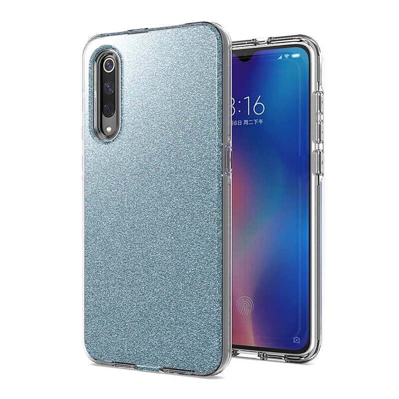 Beautiful Clear Bling Glitter Shiny mobile phone case cover For Mi Redmi Note 8 Pro 9S