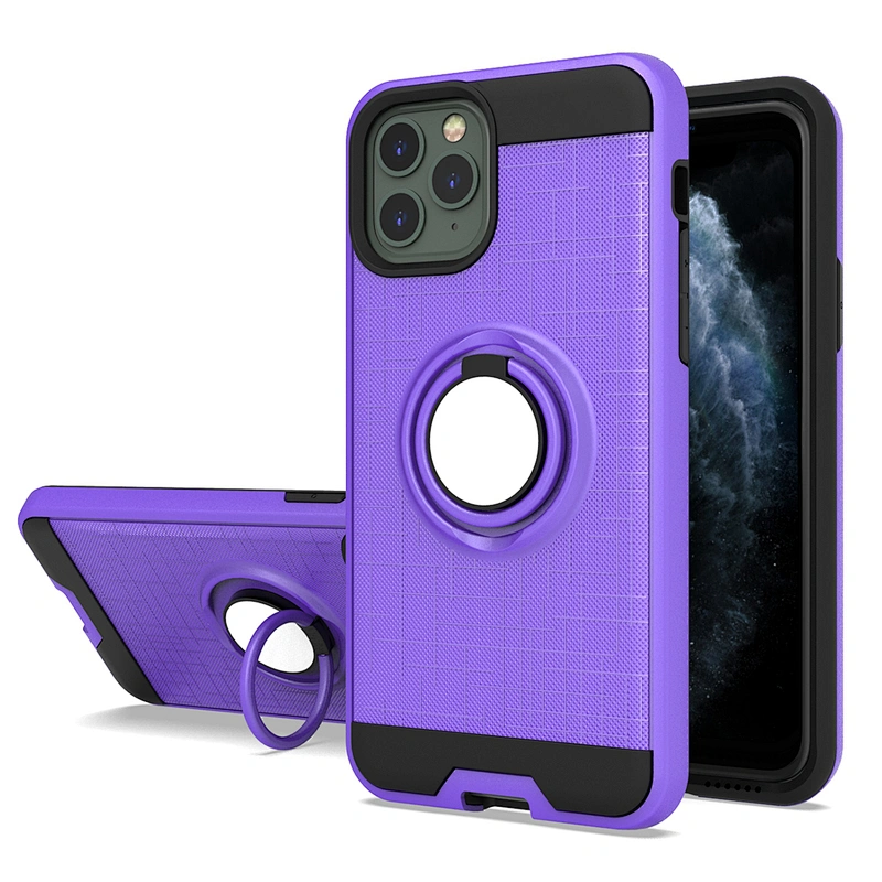 New arrival 360 degree Clear Ring with Bracket phone case for Mi Redmi Note 8 Pro Note 9S