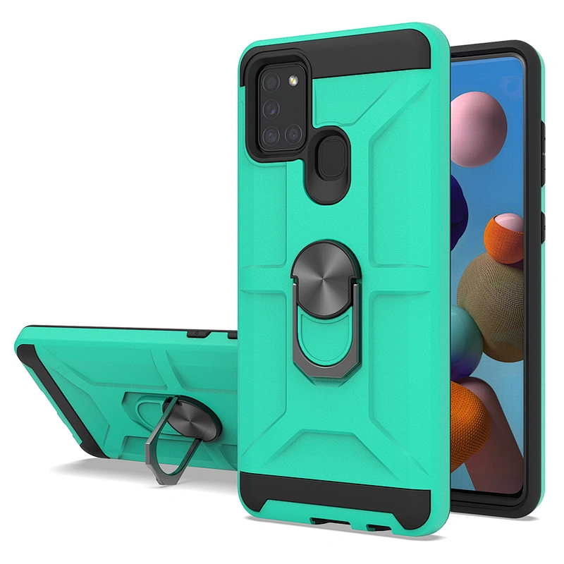 Magnet Car Bracket New model cell phone case with kickstand For Samsung A31 A21S