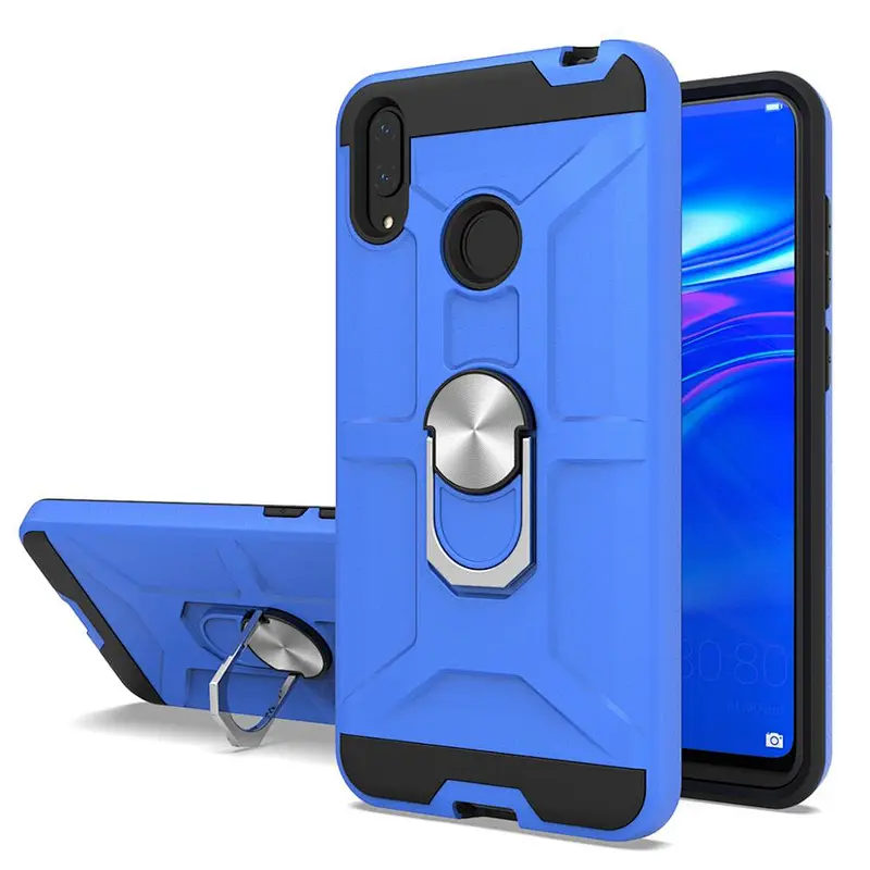durable magnetic phone case Ring Holder PC TPU phone cover for Huawei Y7 2019/Y7 PRO 2019/Y7 PRIME 2019