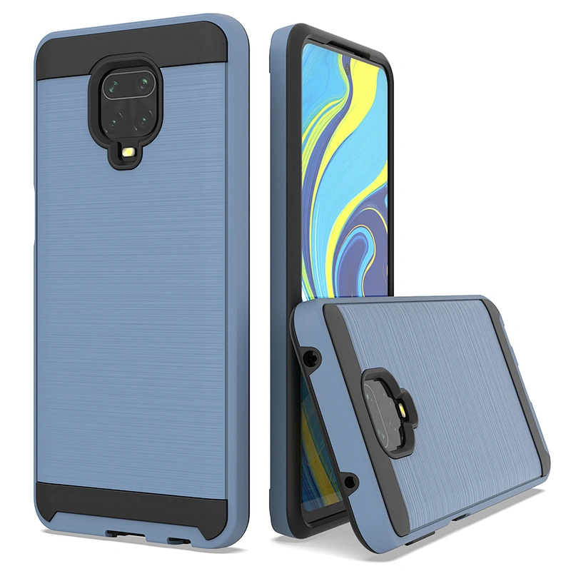 Supplier Customize Logo Brushed Metal Surface cell phone case For Mi Redmi Note 8 Pro Note 9