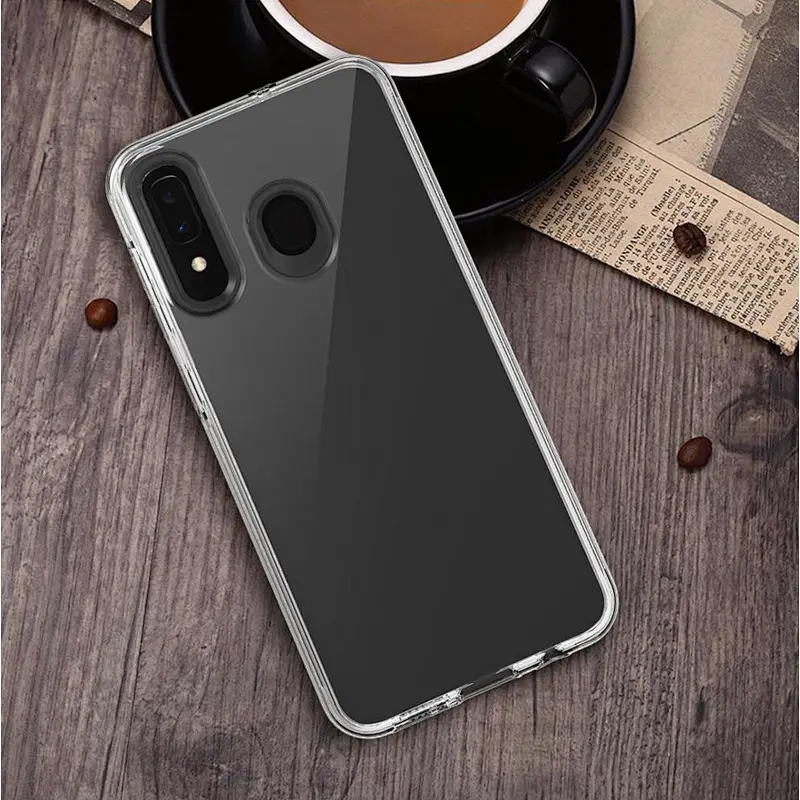 Factory wholesale new design tpu pc clear phone case for huawei a20 a30 a50 , for huawei a20 phone case