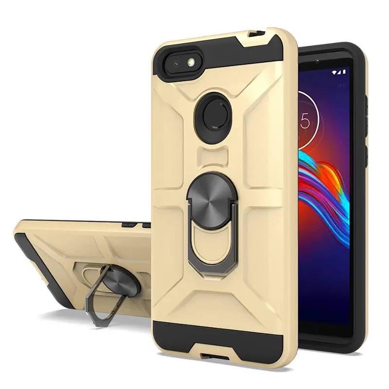 custom skins for E6 play, wholesale phone case with ring phone cover for MOTO E6 play
