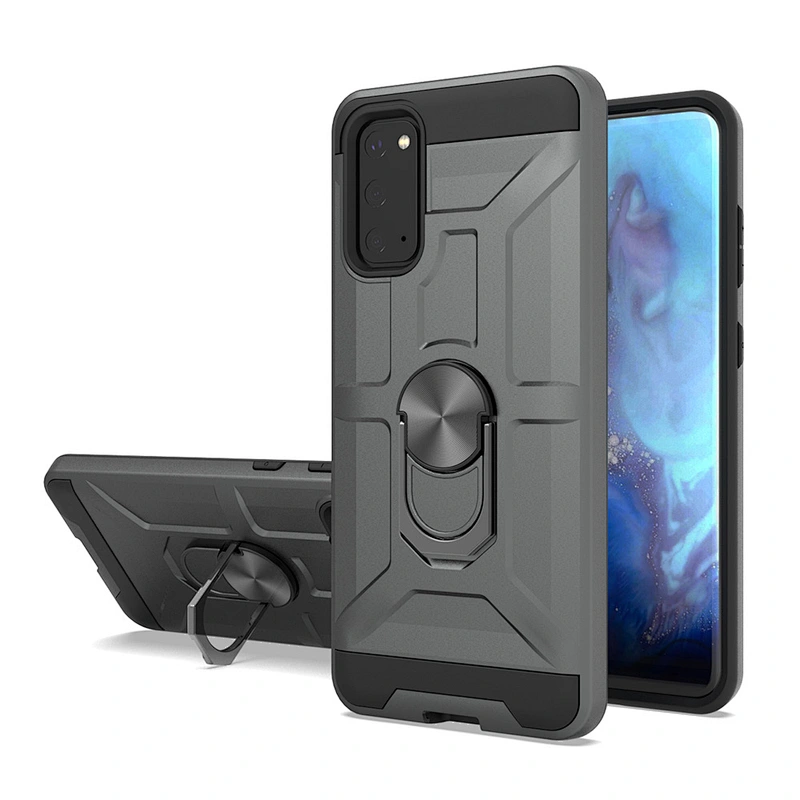 2020 top quality magnet car bracket ring stand phone case for SAMSUNG S20 M30S A11 A71 A2 Core